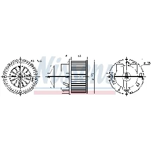 Ventilator kabine/unutrašnjeg prostora NISSENS NIS 87223 IC-D856C8