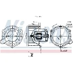 Ventilator kabine/unutrašnjeg prostora NISSENS NIS 87234 IC-DD7195