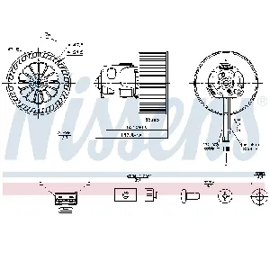 Ventilator kabine/unutrašnjeg prostora NISSENS NIS 87240 IC-D94E75