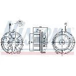 Ventilator kabine/unutrašnjeg prostora NISSENS NIS 87256 IC-DD7186