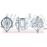 Ventilator kabine/unutrašnjeg prostora NISSENS NIS 87265 IC-DD7191