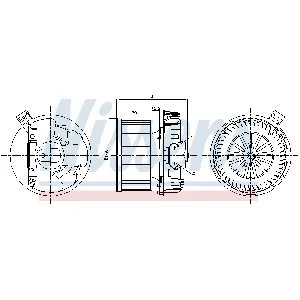 Ventilator kabine/unutrašnjeg prostora NISSENS NIS 87267 IC-DD7189