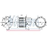 Ventilator kabine/unutrašnjeg prostora NISSENS NIS 87303 IC-E4AA51
