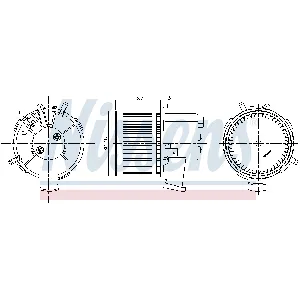 Ventilator kabine/unutrašnjeg prostora NISSENS NIS 87303 IC-E4AA51