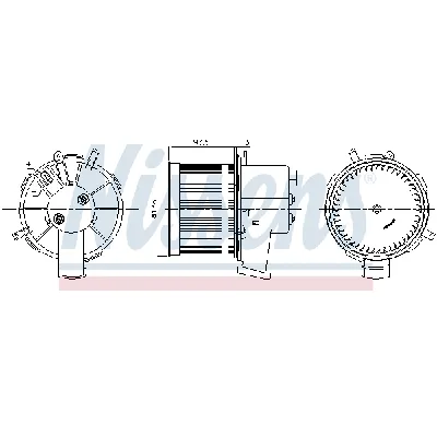 Ventilator kabine/unutrašnjeg prostora NISSENS NIS 87303 IC-E4AA51