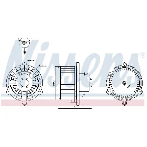 Ventilator kabine/unutrašnjeg prostora NISSENS NIS 87388 IC-G0QQ27