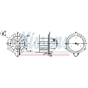 Ventilator kabine/unutrašnjeg prostora NISSENS NIS 87389 IC-G0R6GH