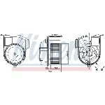 Ventilator kabine/unutrašnjeg prostora NISSENS NIS 87393 IC-E4AA55
