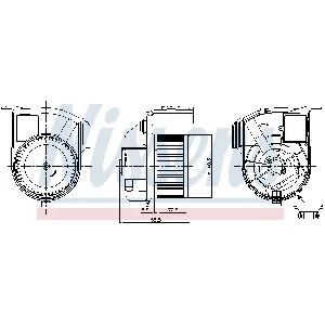 Ventilator kabine/unutrašnjeg prostora NISSENS NIS 87393 IC-E4AA55