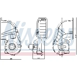 Ventilator kabine/unutrašnjeg prostora NISSENS NIS 87394 IC-E4AA56