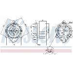 Ventilator kabine/unutrašnjeg prostora NISSENS NIS 87403 IC-G07ROZ