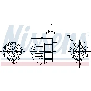 Ventilator kabine/unutrašnjeg prostora NISSENS NIS 87428 IC-F4ACC8