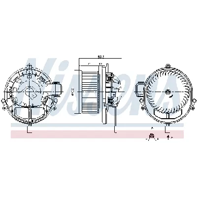 Ventilator kabine/unutrašnjeg prostora NISSENS NIS 87431 IC-F7AE3C