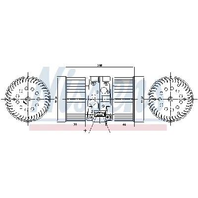 Ventilator kabine/unutrašnjeg prostora NISSENS NIS 87448 IC-G0QQ29