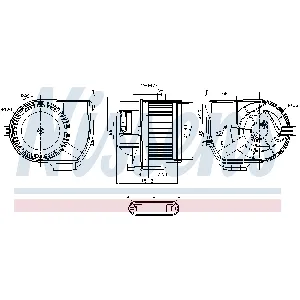 Ventilator kabine/unutrašnjeg prostora NISSENS NIS 87487 IC-E29D2A