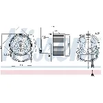 Ventilator kabine/unutrašnjeg prostora NISSENS NIS 87504 IC-F8269D