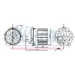 Ventilator kabine/unutrašnjeg prostora NISSENS NIS 87508 IC-F7AE3F