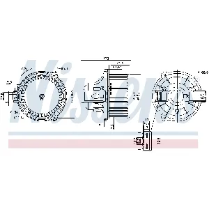 Ventilator kabine/unutrašnjeg prostora NISSENS NIS 87548 IC-G0T0NL