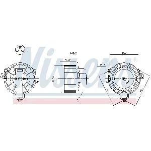 Ventilator kabine/unutrašnjeg prostora NISSENS NIS 87572 IC-G0WBGX