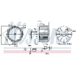 Ventilator kabine/unutrašnjeg prostora NISSENS NIS 87709 IC-F7AE40