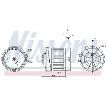 Ventilator kabine/unutrašnjeg prostora NISSENS NIS 87721 IC-G0QQ2C