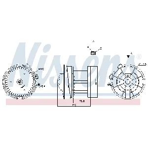Ventilator kabine/unutrašnjeg prostora NISSENS NIS 87721 IC-G0QQ2C