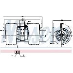 Ventilator kabine/unutrašnjeg prostora NISSENS NIS 87790 IC-G0R6GL