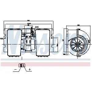 Ventilator kabine/unutrašnjeg prostora NISSENS NIS 87790 IC-G0R6GL