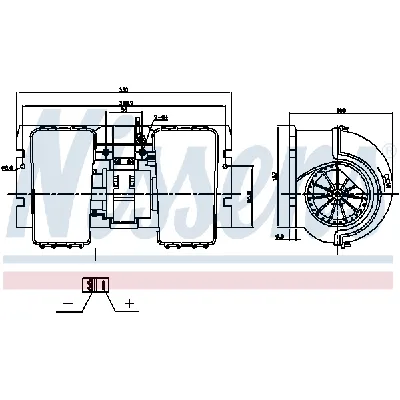 Ventilator kabine/unutrašnjeg prostora NISSENS NIS 87790 IC-G0R6GL