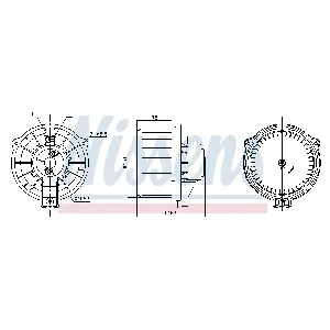 Ventilator kabine/unutrašnjeg prostora NISSENS NIS 87795 IC-G0KZD7