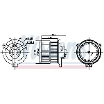 Ventilator kabine/unutrašnjeg prostora NISSENS NIS 87809 IC-G0QQ2E