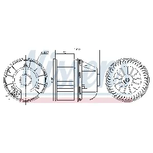 Ventilator kabine/unutrašnjeg prostora NISSENS NIS 87817 IC-G0QQ2F