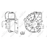 Ventilator kabine/unutrašnjeg prostora NRF NRF 34153 IC-E2584B