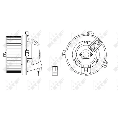 Ventilator kabine/unutrašnjeg prostora NRF NRF 34168 IC-E2585A