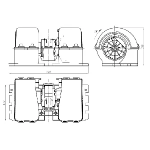 Ventilator kabine/unutrašnjeg prostora NRF NRF 34263 IC-G0Q80D