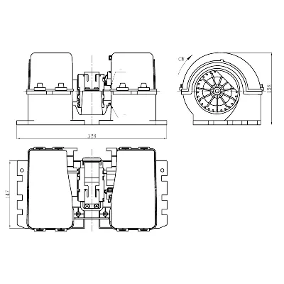 Ventilator kabine/unutrašnjeg prostora NRF NRF 34263 IC-G0Q80D