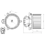 Ventilator kabine/unutrašnjeg prostora NRF NRF 34279 IC-G0QBRK