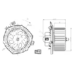 Ventilator kabine/unutrašnjeg prostora NRF NRF 34280 IC-G0QBRL