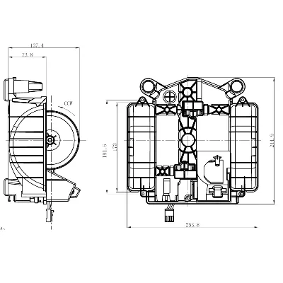 Ventilator kabine/unutrašnjeg prostora NRF NRF 34281 IC-G0QBRM