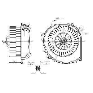 Ventilator kabine/unutrašnjeg prostora NRF NRF 34282 IC-G0QBRN