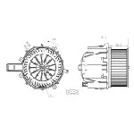 Ventilator kabine/unutrašnjeg prostora NRF NRF 34285 IC-G0QBRQ