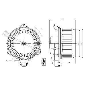 Ventilator kabine/unutrašnjeg prostora NRF NRF 34296 IC-G0QBS1