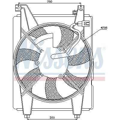 Ventilator, kondenzator klima-uređaja NISSENS NIS 85088 IC-A3AA14