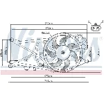 Ventilator, kondenzator klima-uređaja NISSENS NIS 85204 IC-A3AA7B