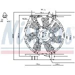 Ventilator, kondenzator klima-uređaja NISSENS NIS 85275 IC-A3AABB
