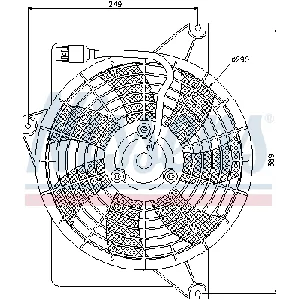 Ventilator, kondenzator klima-uređaja NISSENS NIS 85372 IC-B8BEB7