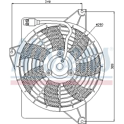Ventilator, kondenzator klima-uređaja NISSENS NIS 85372 IC-B8BEB7