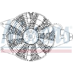 Ventilator, kondenzator klima-uređaja NISSENS NIS 85375 IC-A95FEF