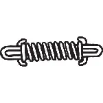 Vijak, izduvni sistem BOSAL BOS258-898 IC-D143AA