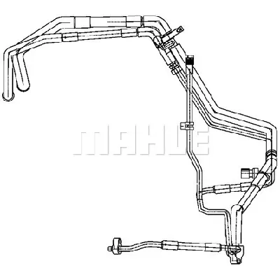 Vod visokog/niskog pritiska, klima-uređaj MAHLE AP 136 000P IC-G0LN7B
